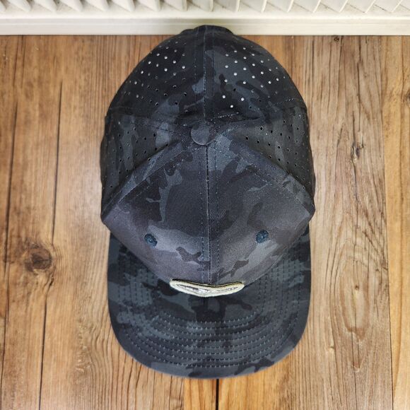 Xyngular Camo Snapback Hat Cap Black Gray Perforated Performance Outdoor Sports - Picture 7 of 10